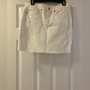Loft Fresh Cut Denim Skirt